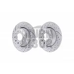 EBC Turbo Grooved Rear Brake Discs for A3 8P - Golf 6 GTI - Golf 7 GTI - TT 8S & Octavia 1Z vRS (272mm)