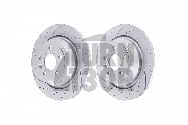 EBC Turbo Grooved Rear Brake Discs for Ford Focus 2 RS
