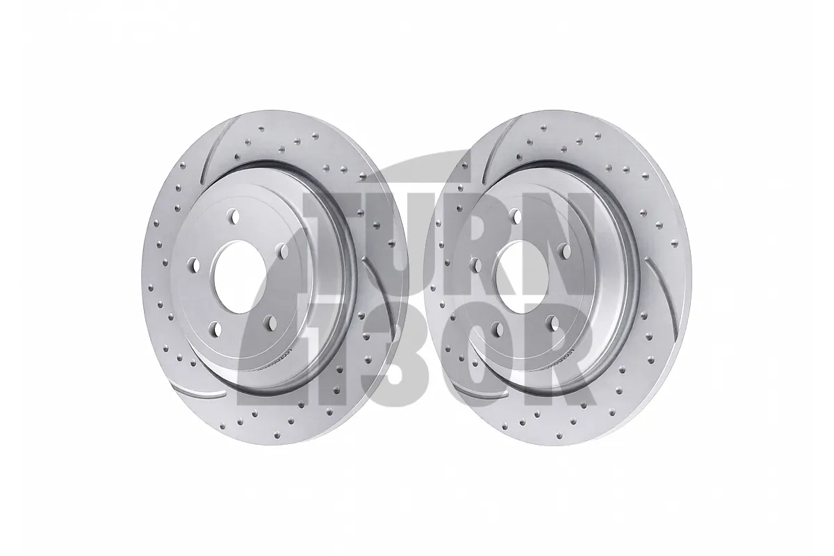 EBC Turbo Grooved Rear Brake Discs for Ford Focus 3 RS & Focus 4 ST