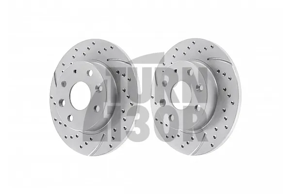 EBC Turbo Grooved Rear Brake Discs for Mazda MX5 NA 1.6