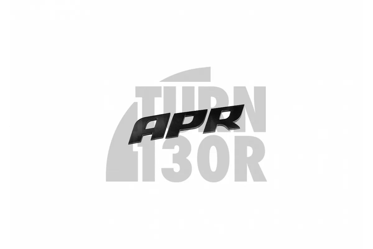 APR 3D kupolveida emblēma – satīna melna