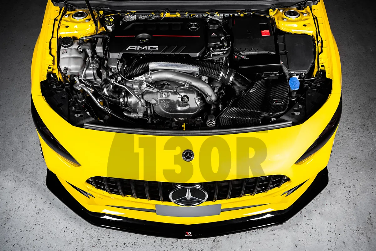 Eventuri oglekļa šķiedras turbokompresora ieplūdes caurule Mercedes Benz A35 AMG W177