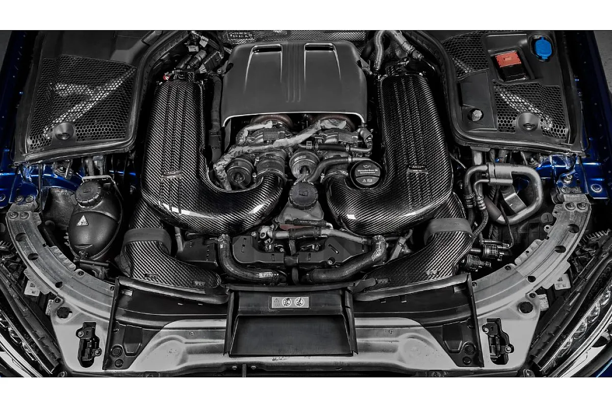 Eventuri oglekļa šķiedras ieplūdes sistēma Mercedes C63 AMG W205