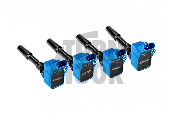 APR zilās aizdedzes spoles S3 8V, S3 8Y, Golf 7 GTI, Golf 8 R un Leon 3 Cupra