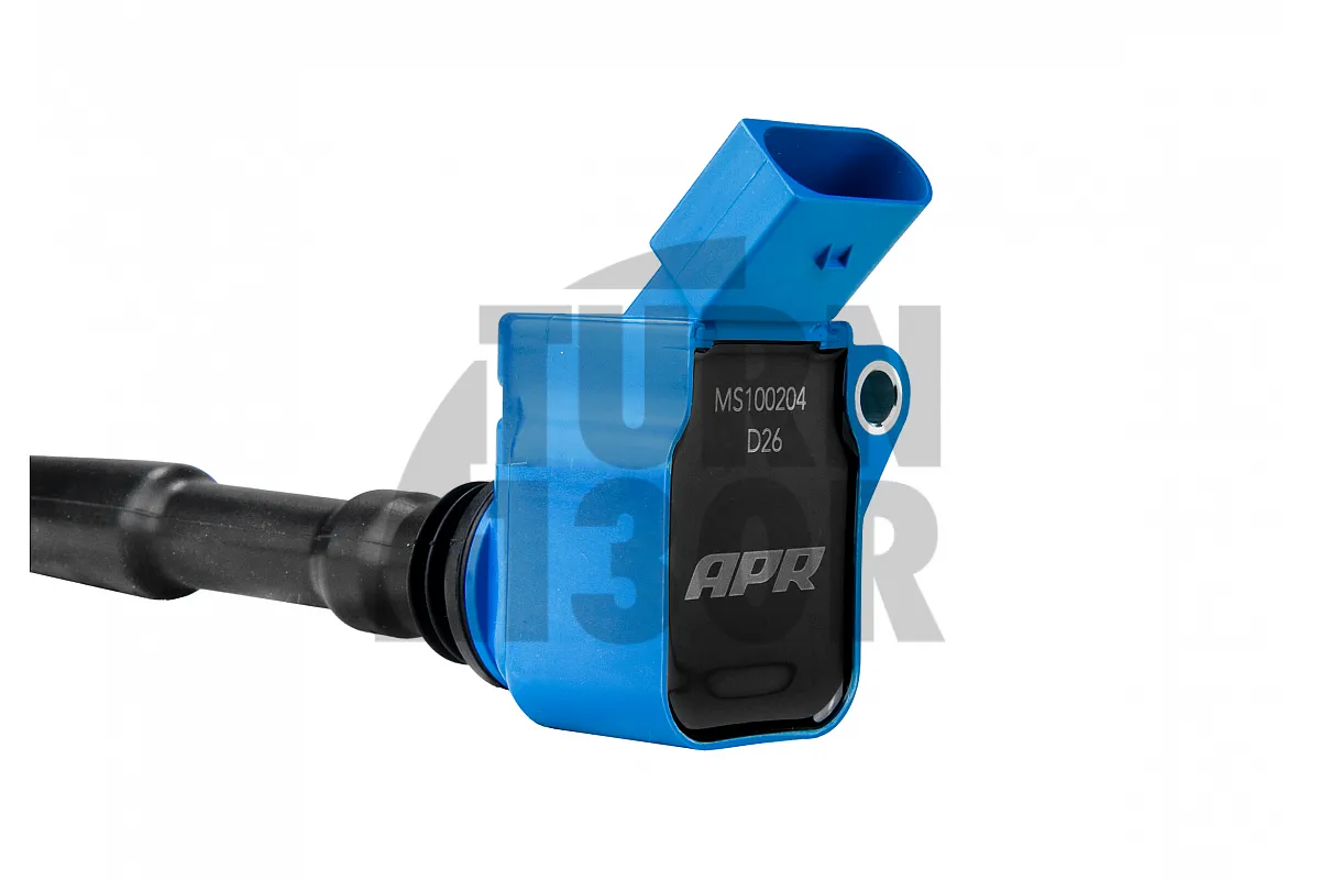 APR zilās aizdedzes spoles S3 8V, S3 8Y, Golf 7 GTI, Golf 8 R un Leon 3 Cupra