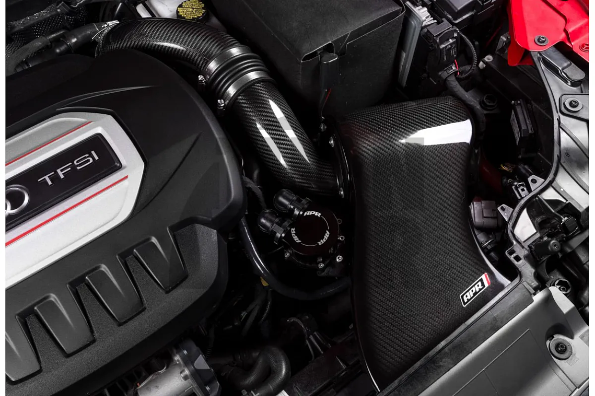 APR oglekļa šķiedras ieplūdes sistēma Golf 7 GTI, R, S3 8V, TT 8S un Leon 3 Cupra 2.0 TFSI EA888.3 MQB