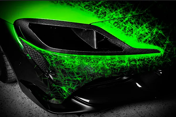 Eventuri oglekļa šķiedras priekšējā luktura gaisa kanāls Toyota Supra GR 3.0 A90 MK5