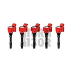 Sarkanas Alpha Competition aizdedzes spoles Audi RS3 8V.5 un TTRS 8S 2.5 TFSI