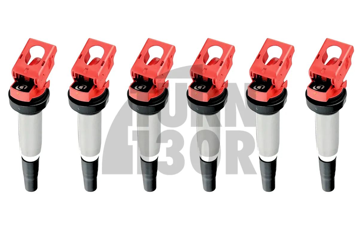 BMW 135i/235i/335i/M2/M3/M4/M5 – N54, N55, S55, S54 DINAN sarkano aizdedzes spoļu komplekts