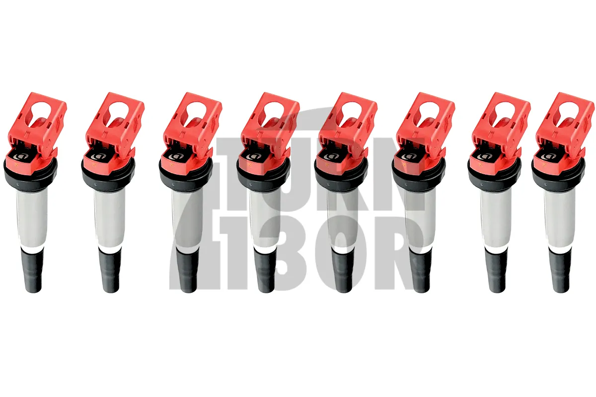 BMW M5/M6 F1x un M5/M8 F9x S63 DINAN sarkano aizdedzes spoļu komplekts
