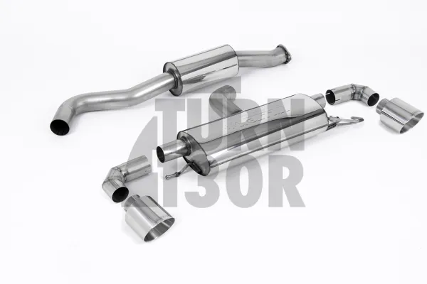 Milltek GPF-Back Exhaust for Toyota Yaris GR  Polished Trims Tailpipes