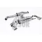 Milltek GPF-Back Exhaust for Toyota Yaris GR  Cerakote Black Tailpipes Tailpipes Polished Trims