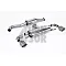 Milltek GPF-Back Exhaust for Toyota Yaris GR  Cerakote Black Tailpipes Tailpipes Brushed Titanium