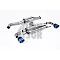 Milltek GPF-Back Exhaust for Toyota Yaris GR  Cerakote Black Tailpipes Tailpipes Burnt Titanium