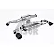 Milltek GPF-Back Exhaust for Toyota Yaris GR  Cerakote Black Tailpipes Tailpipes Carbon