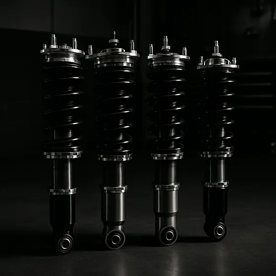 Regulējamas coilover piekares