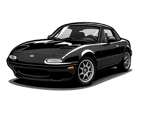 Mazda MX5 1.6/1.8 (NA) — 90, 110, 115 or 130 PS • 1989–1997