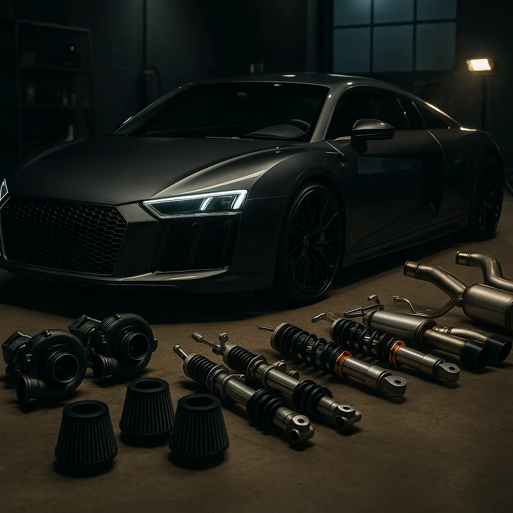 Audi R8 4S 5.2FSI: Uzticami uzlabojumi un saderīgas daļas