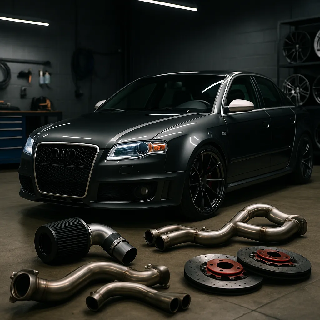 Audi RS4 B7 (2004-2008) – Veiktspējas uzlabošana un optimizācija