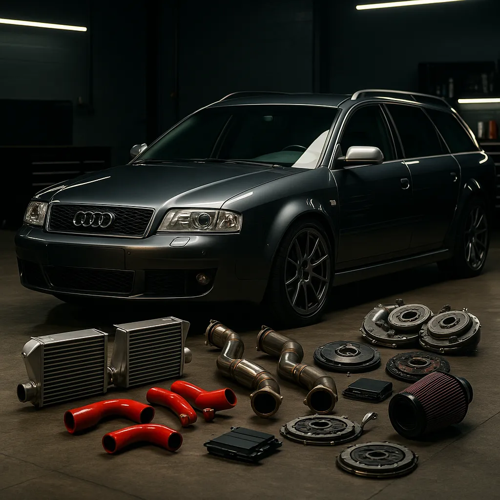 Audi RS6 C5 4.2T: Veiktspējas uzlabošana un daļu izvēle
