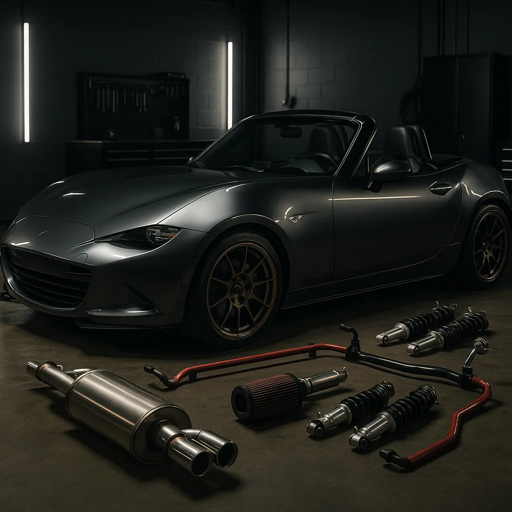Mazda MX5 ND: Uzlabojiet savu braucienu ar izcilām daļām