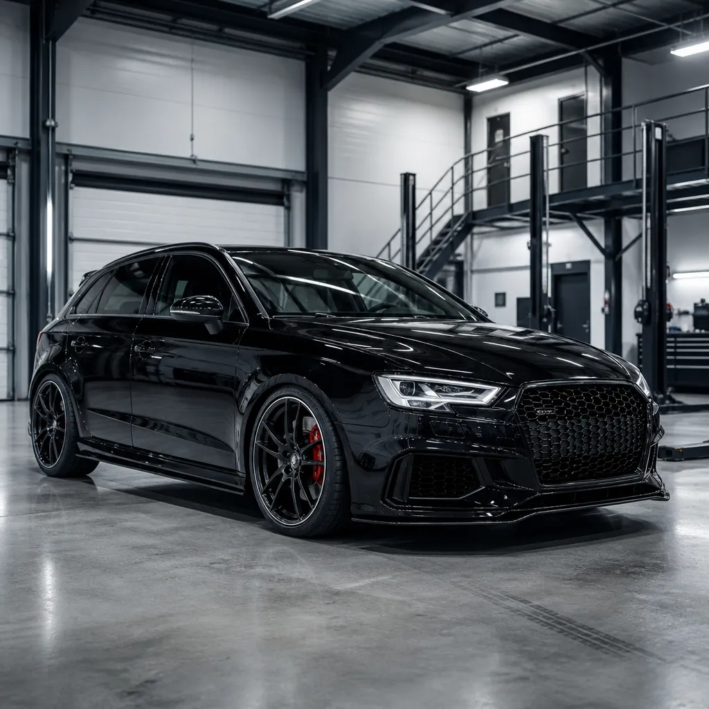 Audi RS3 8V 367 ZS tūnings: detaļu izvēles un uzlabojumu ceļvedis