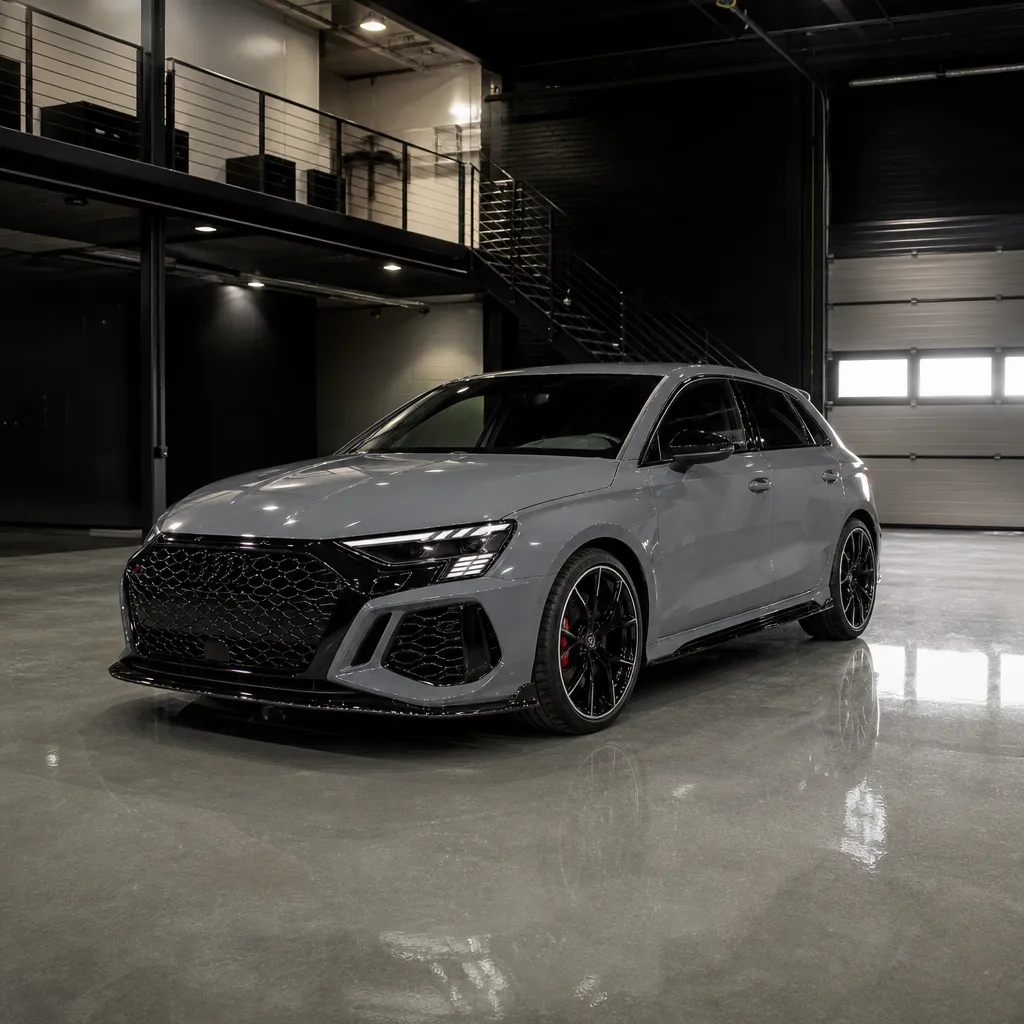 Audi RS3 8Y 2.5 TFSI 400 ZS tūninga un detaļu ceļvedis