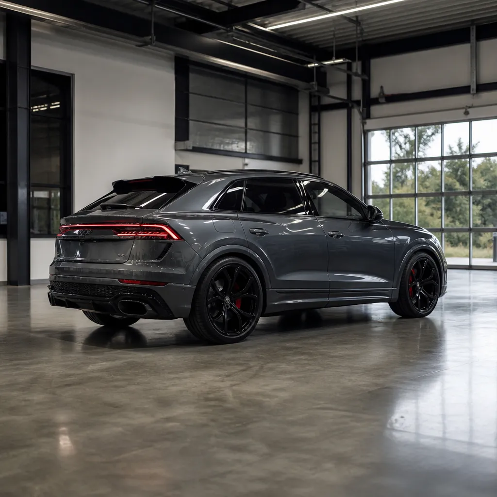 Audi RSQ8 4M 4.0 TFSI (600 ZS): tūninga un veiktspējas detaļu ceļvedis